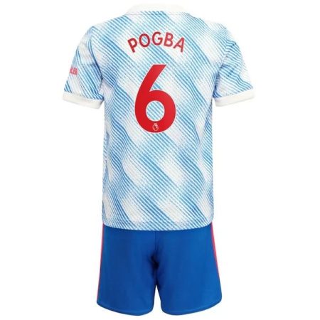 Camisolas de Futebol Manchester United Paul Pogba 6 Criança Alternativa 2021-22